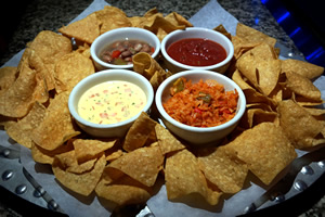 Queso Chips and Salsa